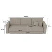 Sofa dwuosobowa z funkcją spania DANTE 8
