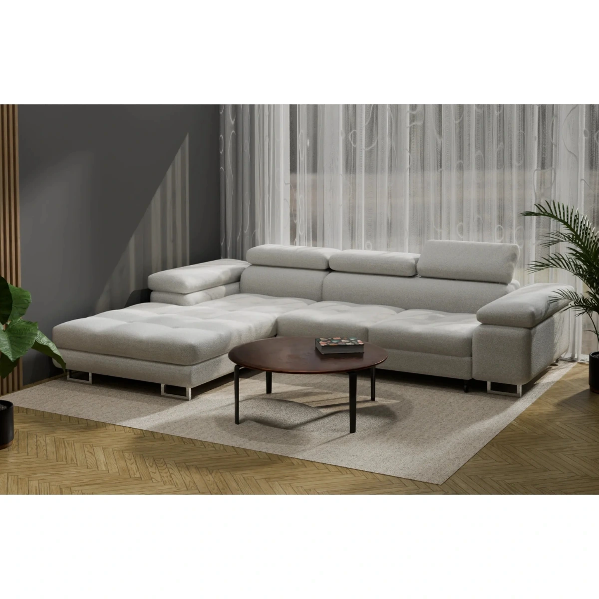 Narożnik z funkcją spania codziennego CARLOS | Sklep SekaMeble.pl