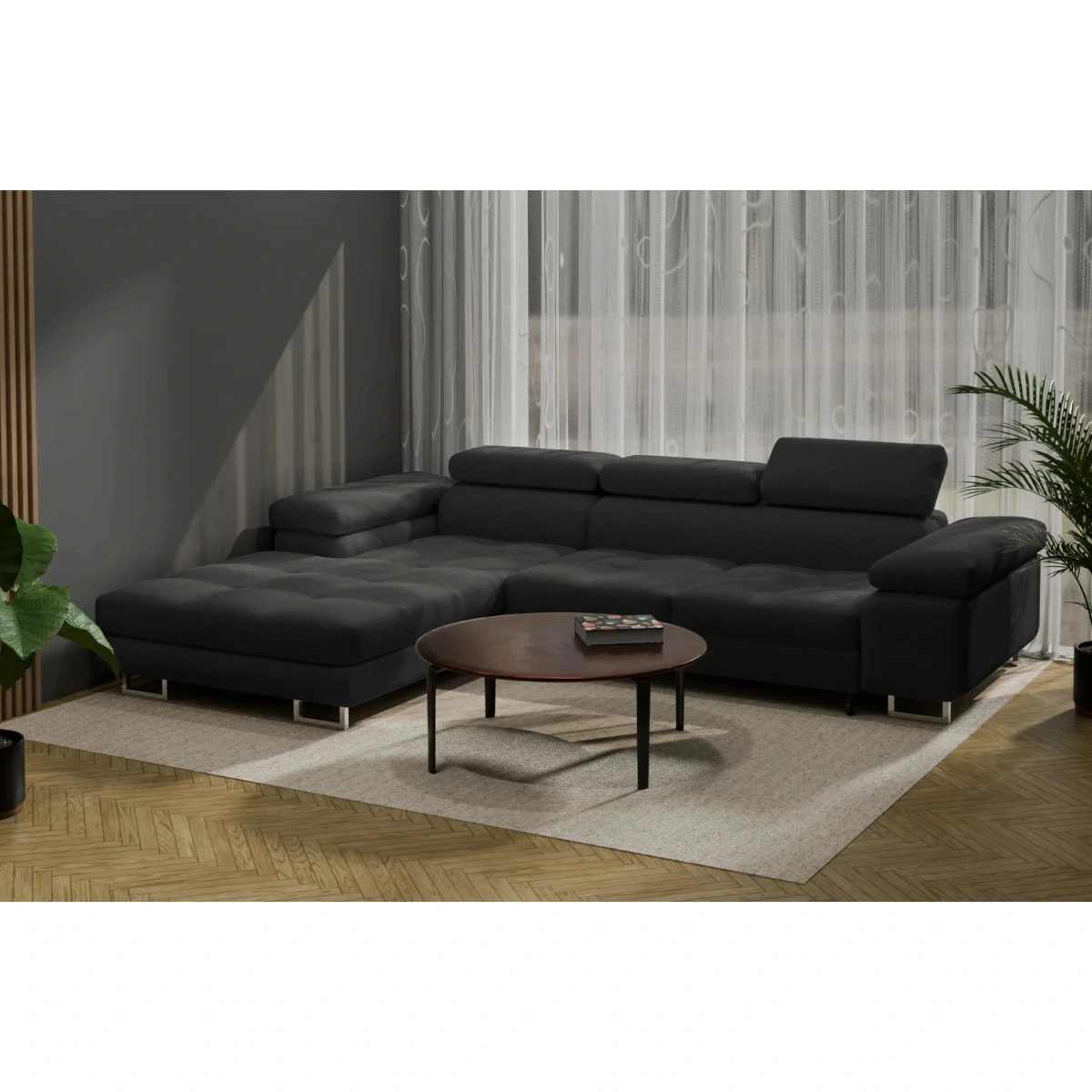 Narożnik z funkcją spania codziennego CARLOS | Sklep SekaMeble.pl