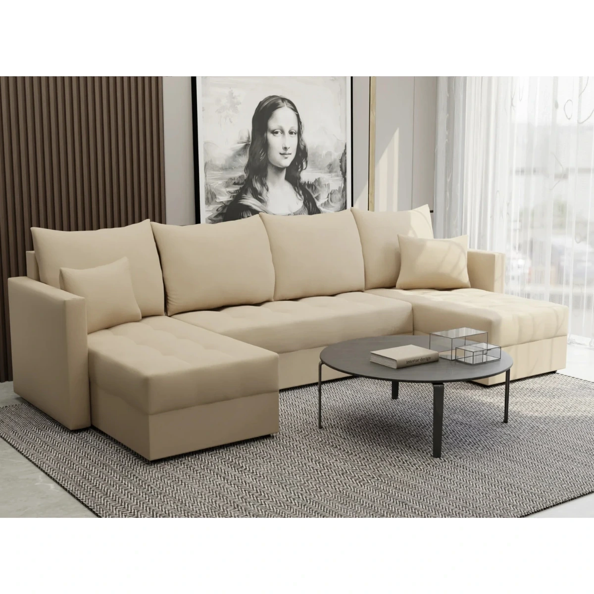 Narożnik w kształcie U SELENA 5