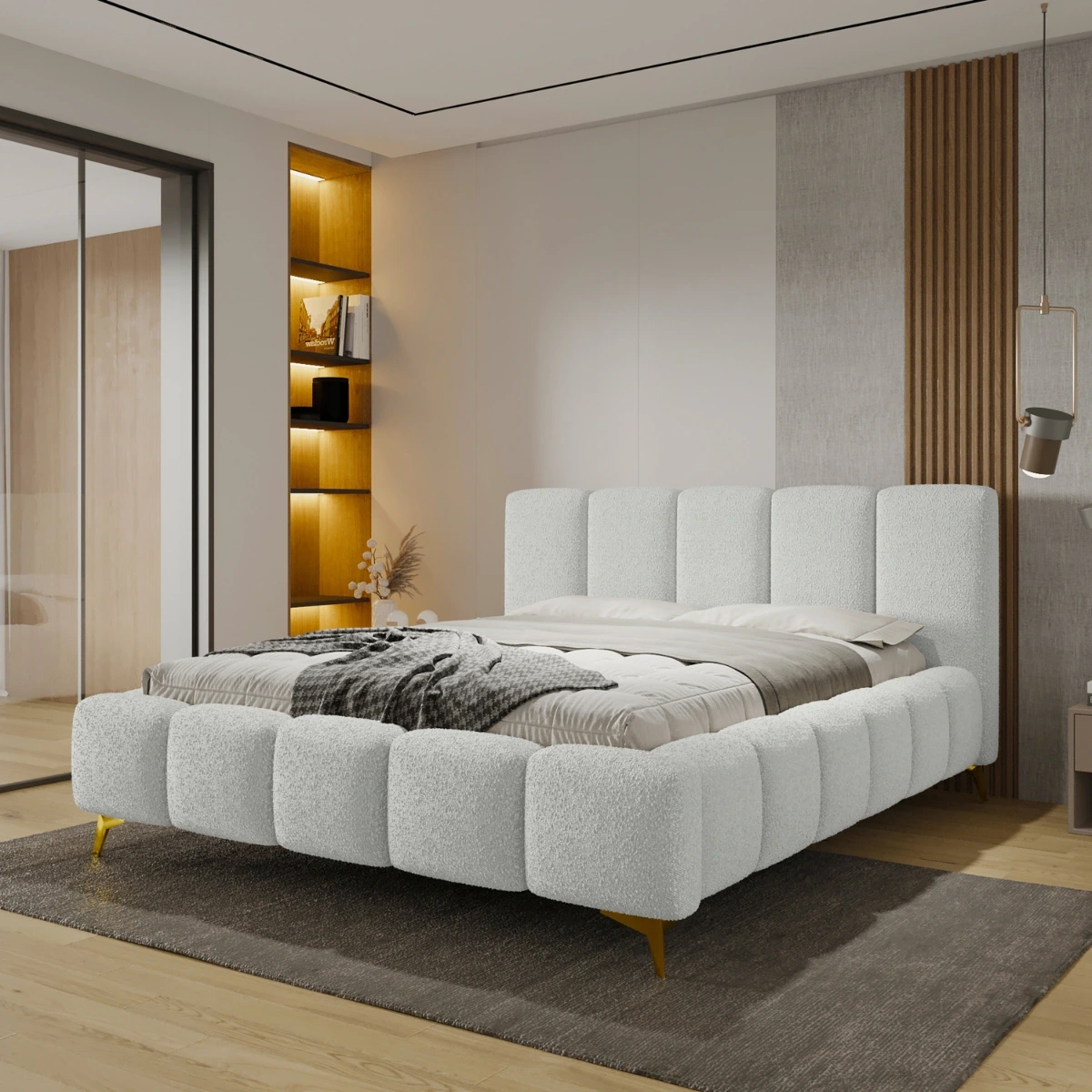 Łóżko tapicerowane 120x200 BELLA 4