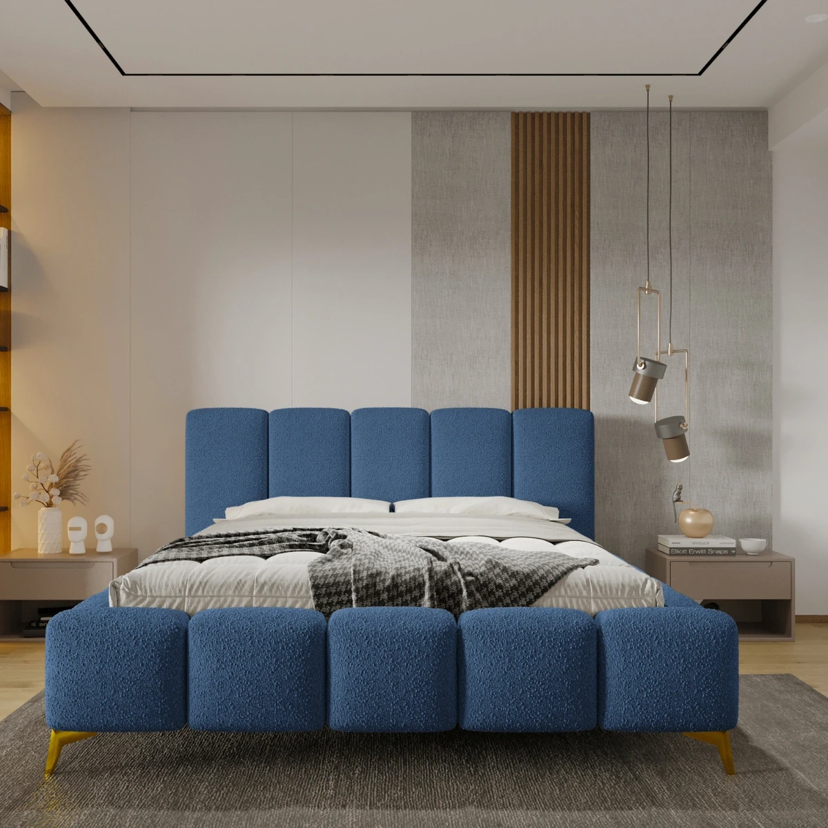 Łóżko tapicerowane 180x200 BELLA 2