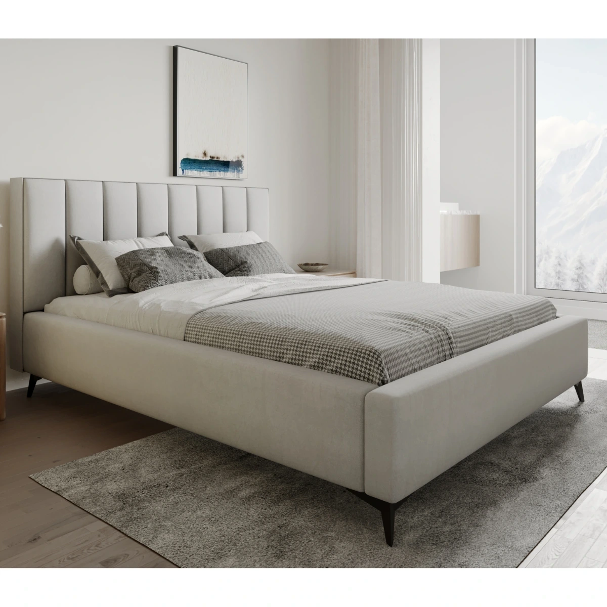 Łóżko tapicerowane 200x200 MARELLA