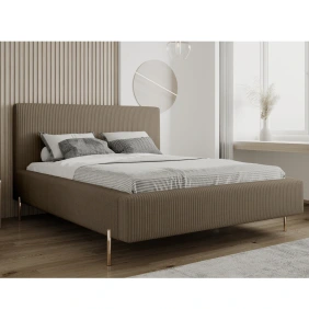 Łóżko tapicerowane 200x200 AMARO z pojemnikiem 5