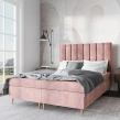 Łóżko 200x200 kontynentalne z pojemnikiem LILIBED | SekaMeble.pl