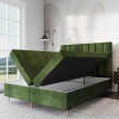 Łóżko 200x200 kontynentalne z pojemnikiem LILIBED | SekaMeble.pl
