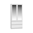 Szafa biała z lustrem RINOA 90cm -3