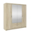 Nowoczesna szafa z lustrem TREVANO 4 Sonoma -1