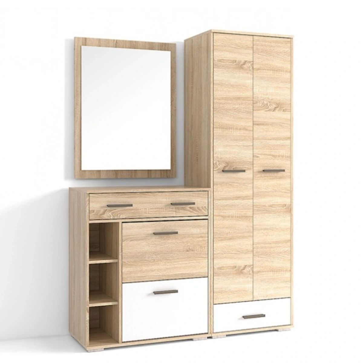 Nowoczesna garderoba z lustrem MASTER II